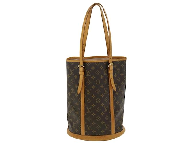 Louis Vuitton Bucket Brown Cloth  ref.723536