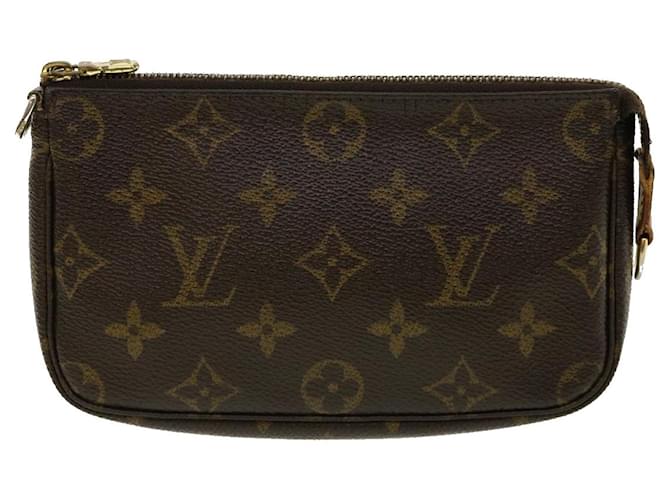 Louis+Vuitton+Pochette+Accessoires+Shoulder+Bag+NM+White+Canvas for sale  online