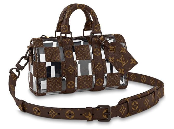 Louis Vuitton LV Keepall 25 Monogramm-Schach Braun