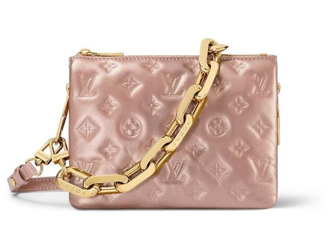 Louis Vuitton Coussin BB Fluo Pink in Calfskin Leather with Gold