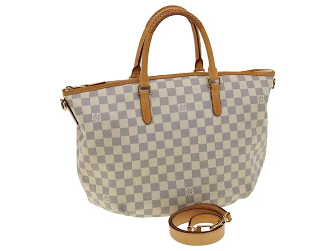 LOUIS VUITTON Damier Azur Riviera MM Handbag Shoulder Bag