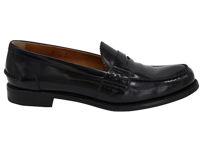 Church's Pembrey Loafers in Black Polished Leather  ref.724229
