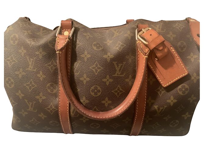 Bolsa de mão Louis Vuitton Speedy Marrom Escuro Couro Castanho escuro