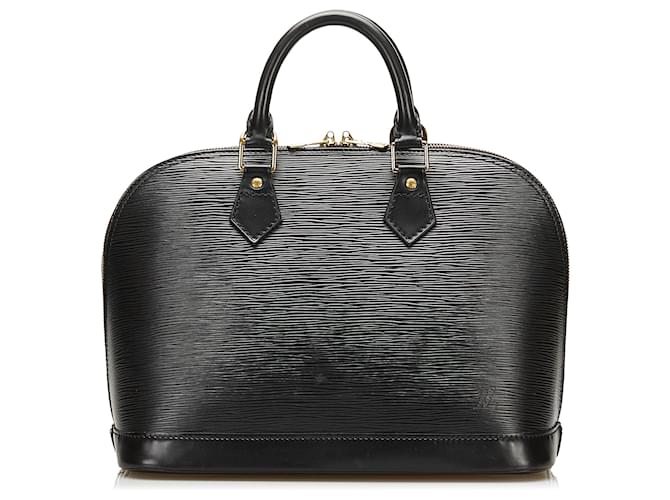 Louis Vuitton Black Epi Alma PM Leather ref.724362 - Joli Closet