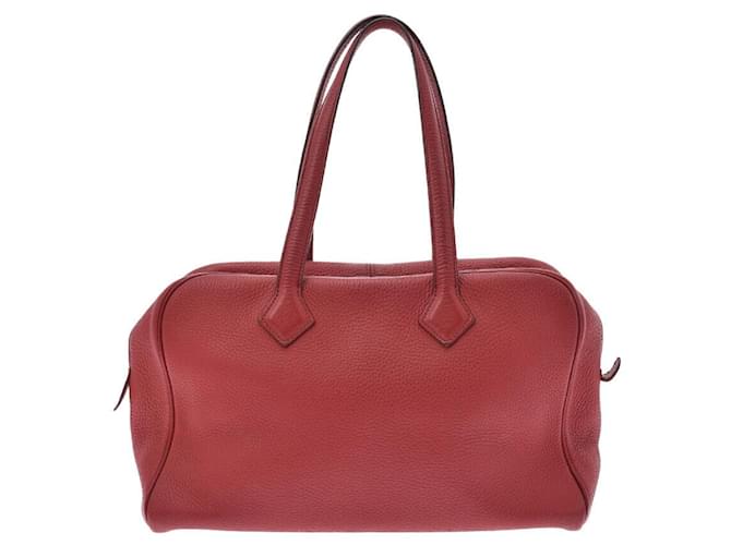 Hermès Victoria Red Leather  ref.724679