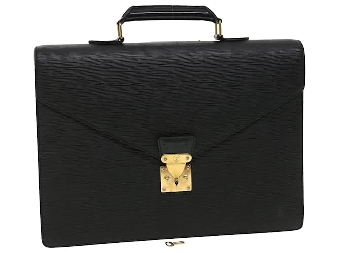 Louis Vuitton Epi Serviette Ambassador M54412 Briefcase Noir