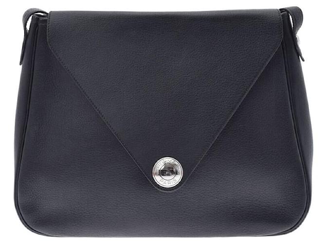 Hermès Christine Black Leather  ref.725009