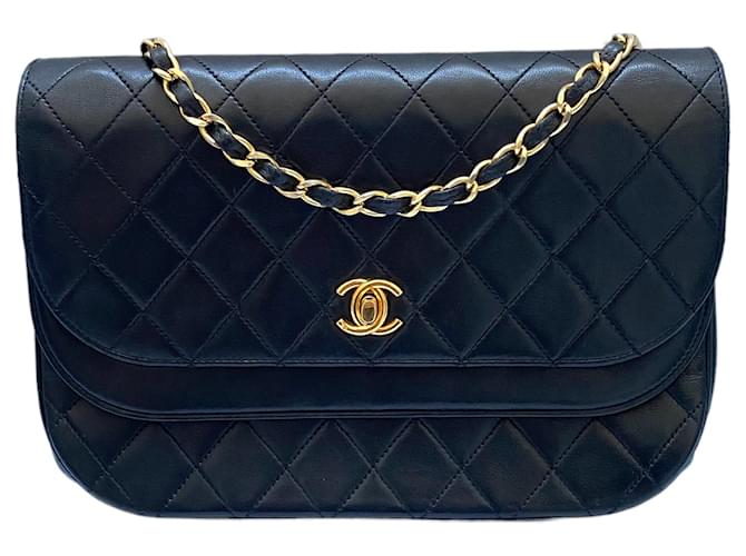 CHANEL Handbags Timeless/Classique  Leather Black  ref.725168