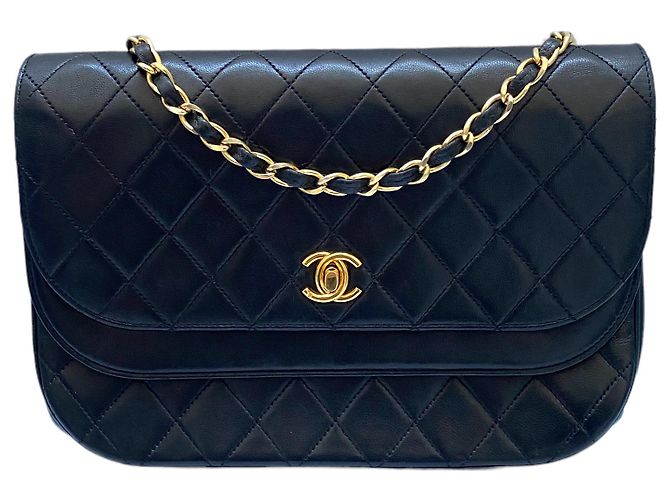 Bolsas CHANEL Couro Clássico/Atemporal Preto