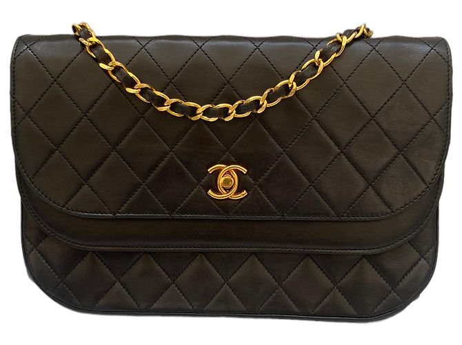 Bolsas CHANEL Couro Clássico/Atemporal Azul