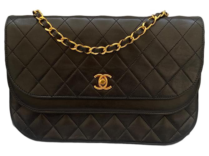CHANEL Handbags Timeless/Classique  Leather Blue  ref.725169