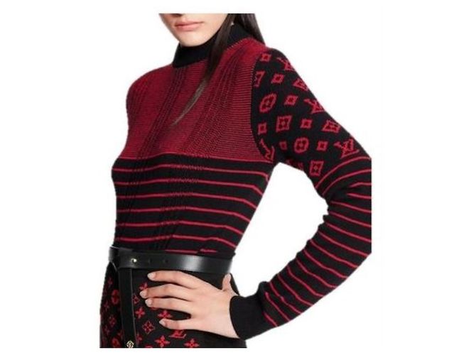 Louis Vuitton Kaschmir Pullover Rot 