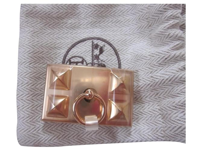 Hermès Cintura Collier de Chien in pelle Rose Mexico/Rouge H Rosa  ref.725285