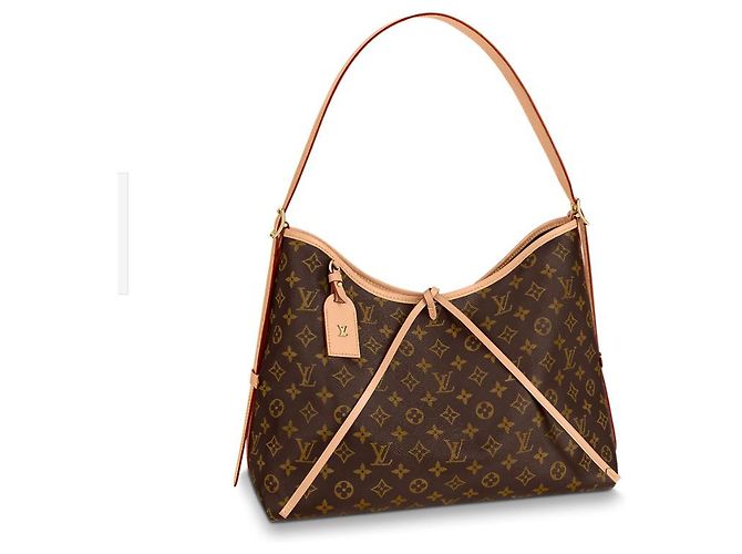 Louis Vuitton CarryAll MM Monogram Canvas com Pochette Marrom