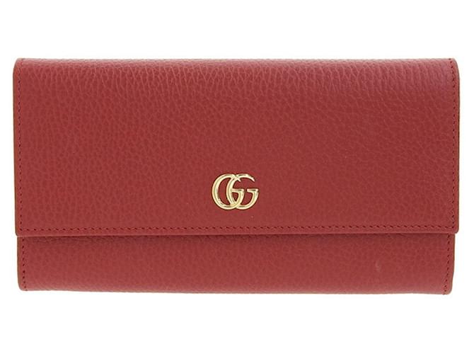 Gucci GG Marmont Red Leather  ref.725614