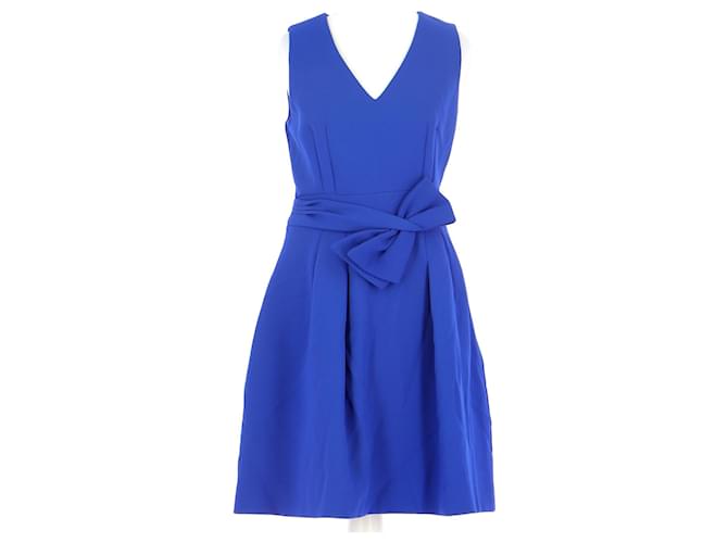 Claudie Pierlot robe Blue Polyester  ref.725693