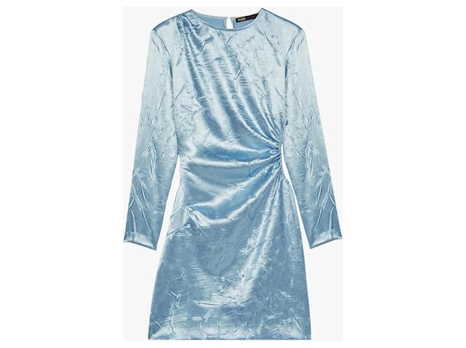 Maje Robes Polyester Bleu  ref.725856