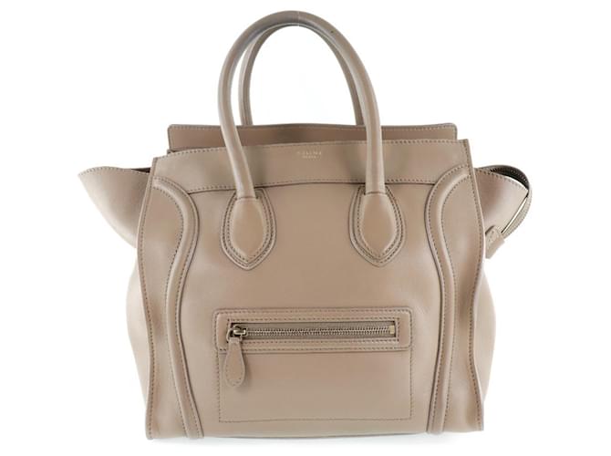 Céline Luggage Beige Pony-style calfskin  ref.725970