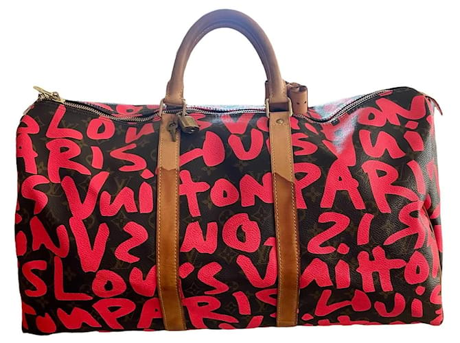 Louis Vuitton LV 24H Keepall  Stephen Sprouse Multiple colors Cloth  ref.725990