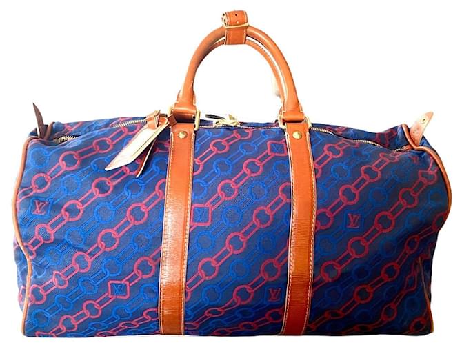 Pre-owned Louis Vuitton Keepall Light Up Travel Bag In Multicolour