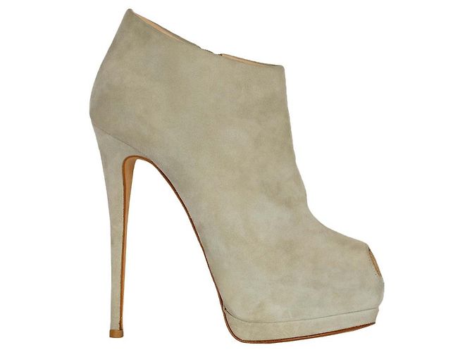 Giuseppe Zanotti Botins de camurça cinza