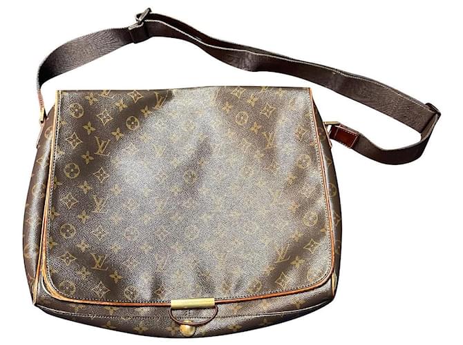 Louis Vuitton Sac de voyage Cuir Marron  ref.726291