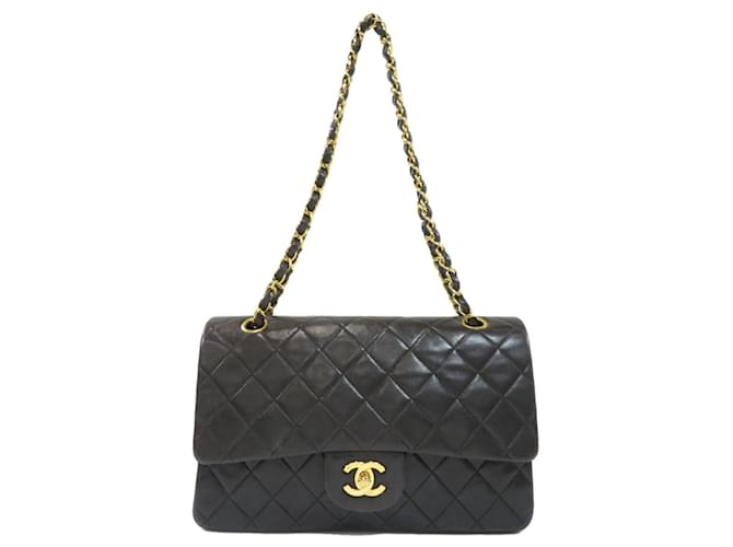 Chanel Timeless Black Leather  ref.726502