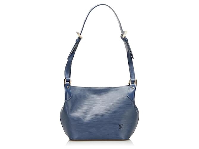 Louis Vuitton Mandara Blue Leather  ref.726556