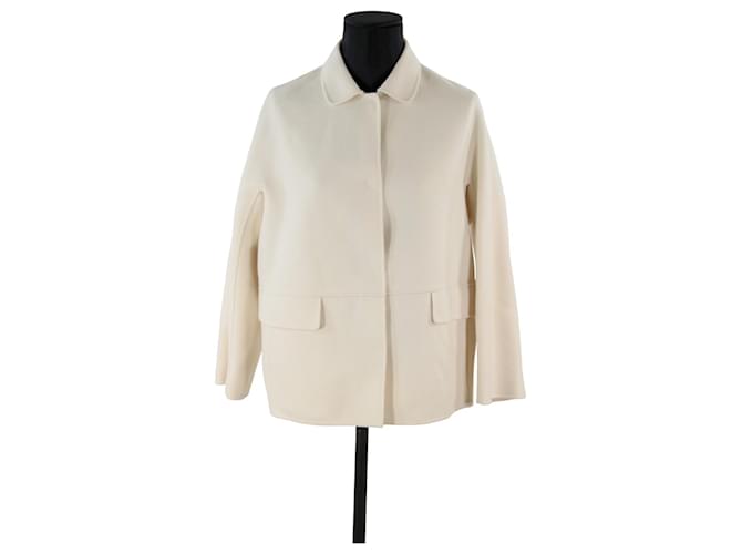 Max Mara MaxMara Jacket 38 Beige Wool ref.726855 - Joli Closet 