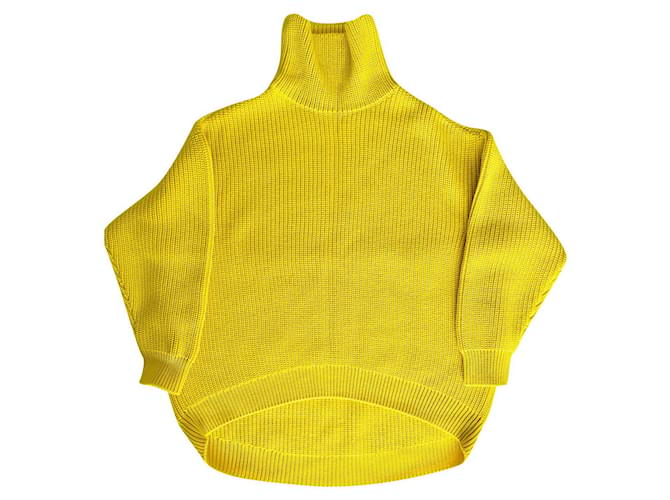 Givenchy Turtle neck sweater Yellow Wool  - Joli Closet
