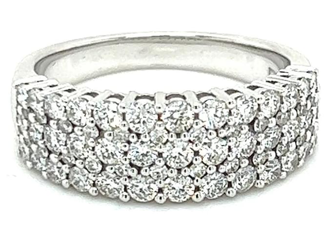 Autre Marque band ring a White White gold  ref.726977