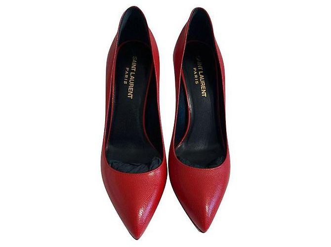 Saint Laurent escarpins rouge