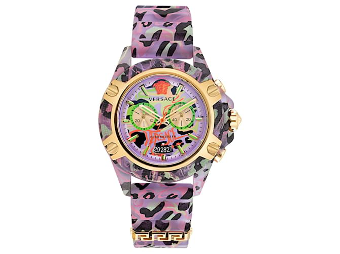 Orologio Cronografo Attivo Icona Versace Multicolore  ref.727175