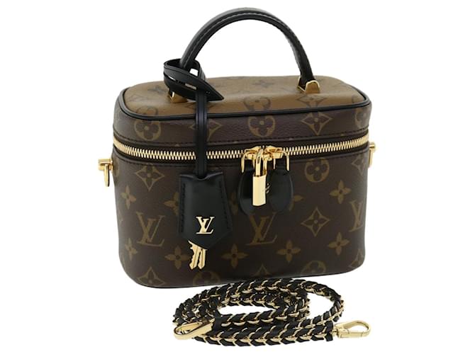 LOUIS VUITTON Monogram Reverse Vanity NVPM Hand Bag 2way M45165 LV Auth  32451a ref.697483 - Joli Closet