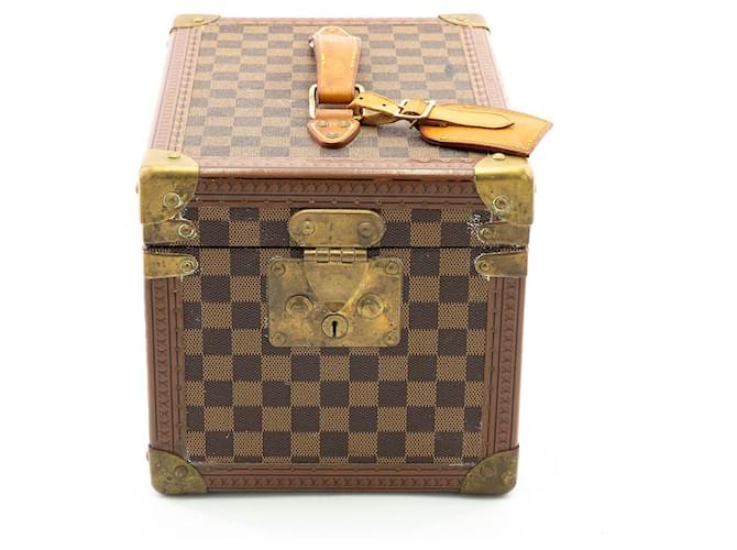 Louis Vuitton Vanity Trunk Bottle Box Brown Cloth ref.727991 - Joli Closet