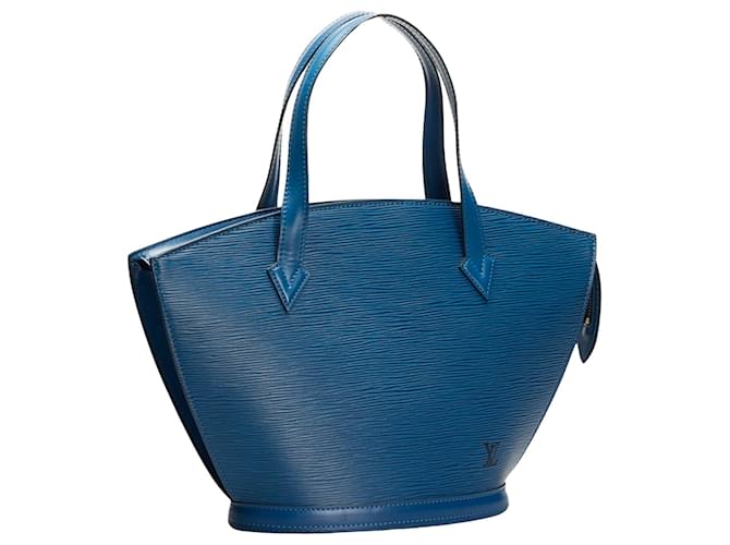 Louis Vuitton Saint Jacques Azul Cuero  ref.728180