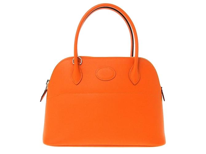 Hermès Hermes Bolide Orange Leather  ref.728234