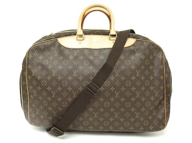 Louis Vuitton Alize Travel Bag Brown Monogram