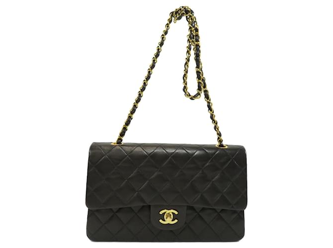 Chanel Timeless Black Leather  ref.728743
