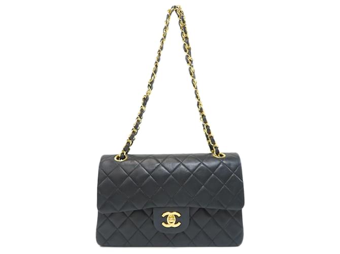 Chanel Timeless Black Leather  ref.728753