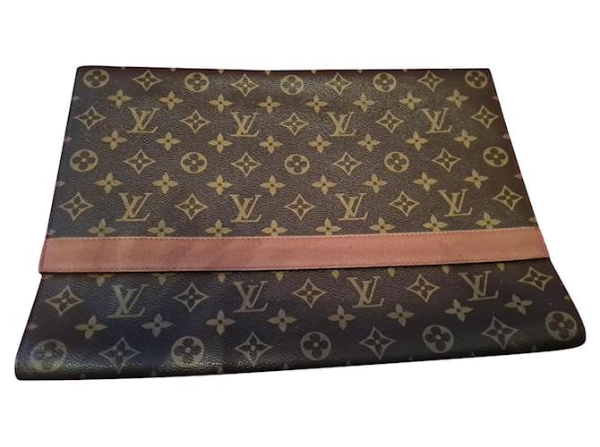 Louis Vuitton 46577 Brown Leather  ref.729088