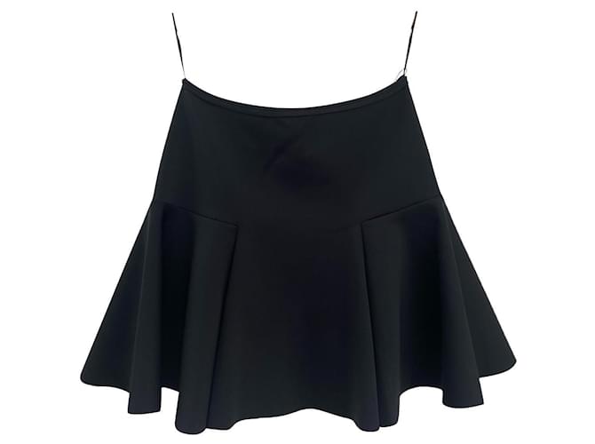 Lanvin neopren skirt Black Polyamide  ref.729133