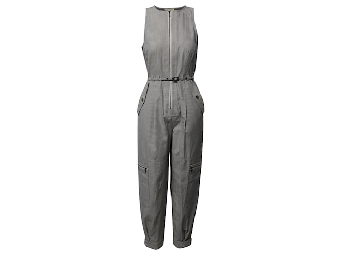 Ulla Johnson Willow Jumpsuit in Light Grey Cotton  ref.729624