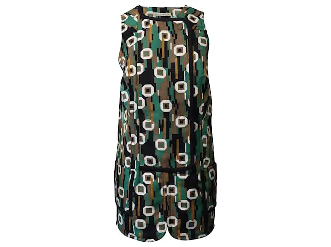 Balenciaga Printed Dress in Multicolour Polyester Multiple colors  ref.729754