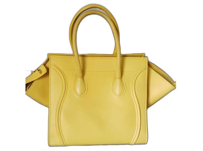 Céline Sac Yellow Leather  ref.729951
