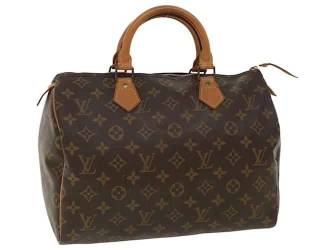 Louis Vuitton Monogram Speedy 30 Hand Bag M41526 LV Auth 33397 Louis Vuitton