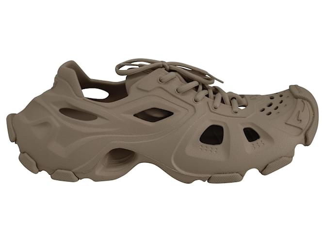 Sneaker Balenciaga HD Lace-Up Trainer in gomma EVA beige Di gomma  ref.730628
