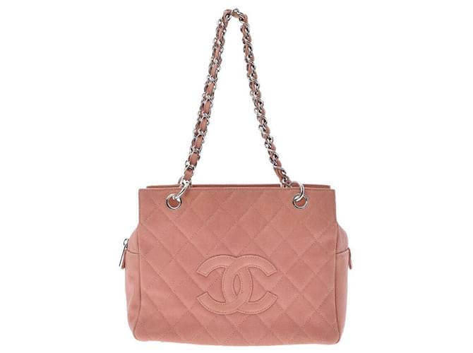 Chanel Ptt Pink Leather  ref.730731