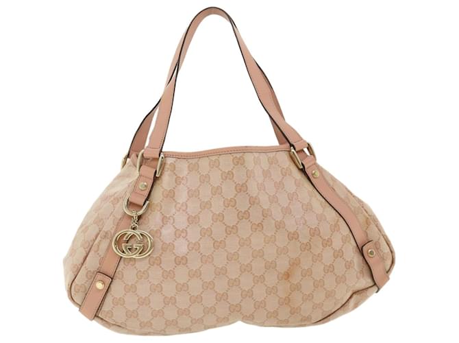 GUCCI Abby GG Crystal Tote Bag Rose Authentique2519  ref.730915