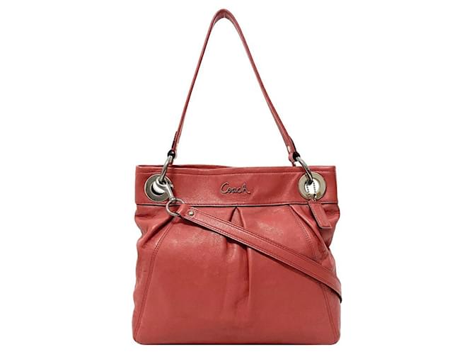 Coach Pink Leather  ref.731370